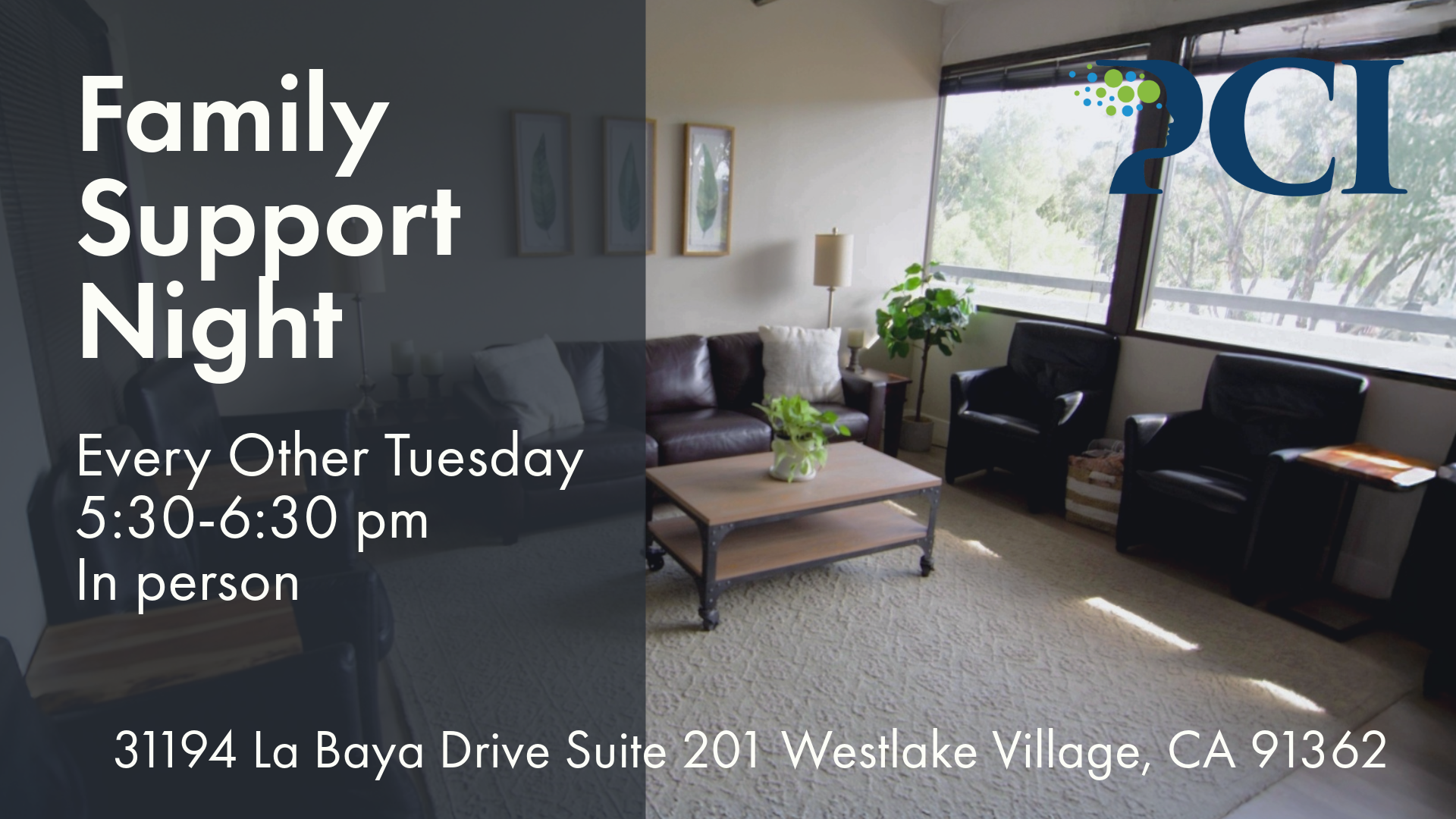 Join free family support nights at PCI